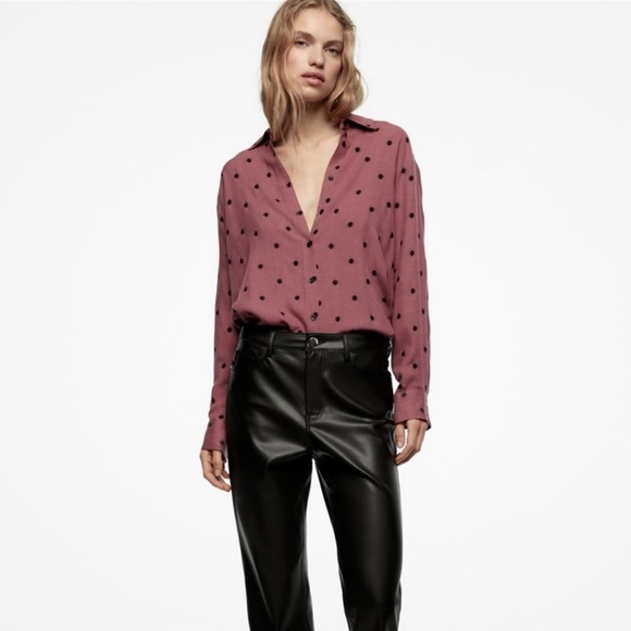 Zara polka dots shirt - Picture 2 of 5